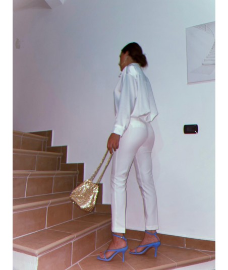 White Ankle Pants