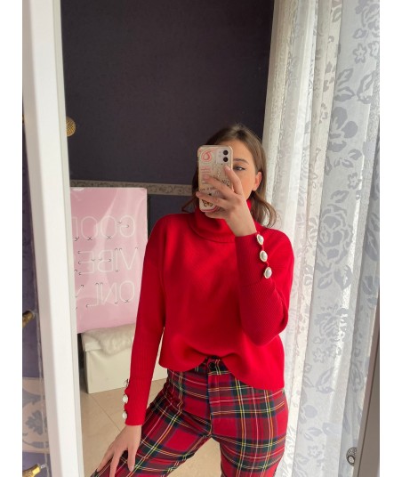 Pullover Oversize Rosso