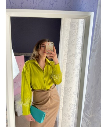 Camicia Piume Lime