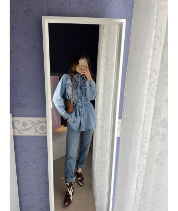 Denim Long Shirt