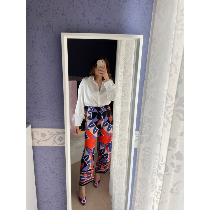 Printed Culotte Pants