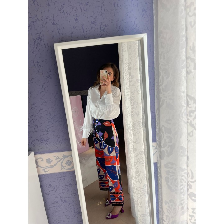 Printed Culotte Pants
