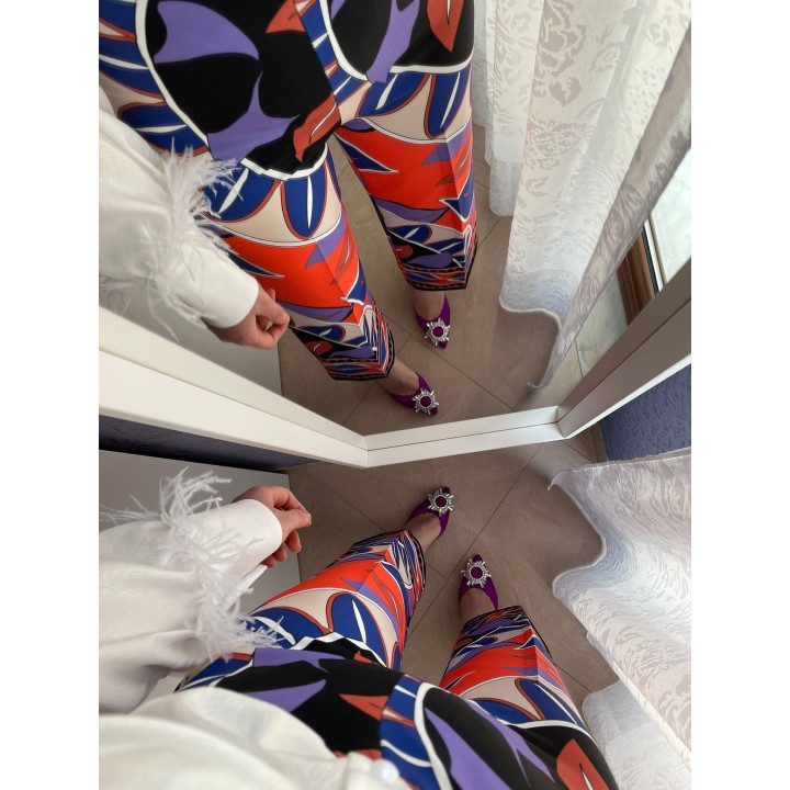 Printed Culotte Pants