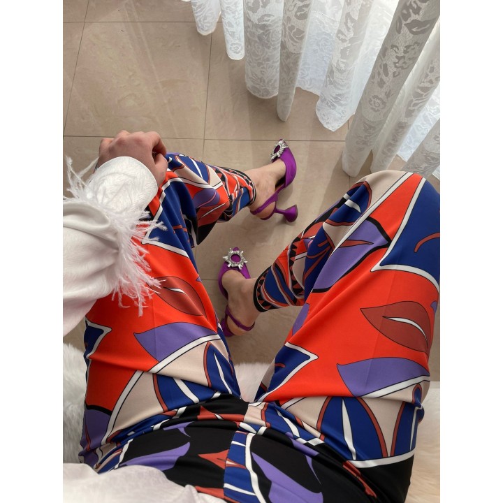 Printed Culotte Pants