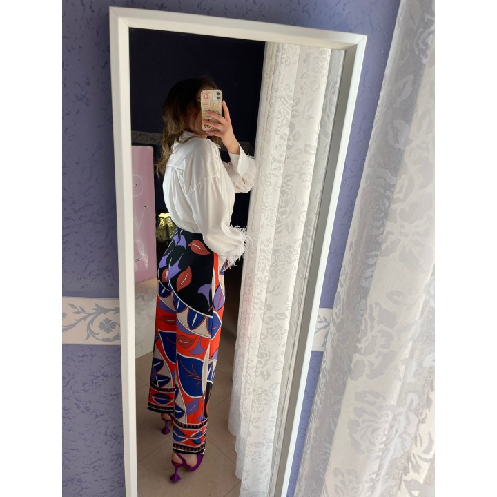 Printed Culotte Pants