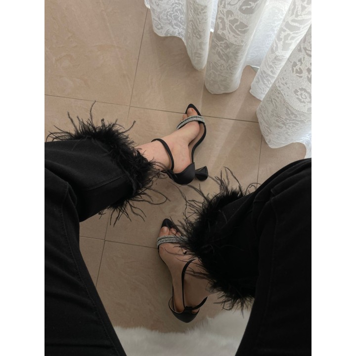 Venice Sandals With Rhinestones