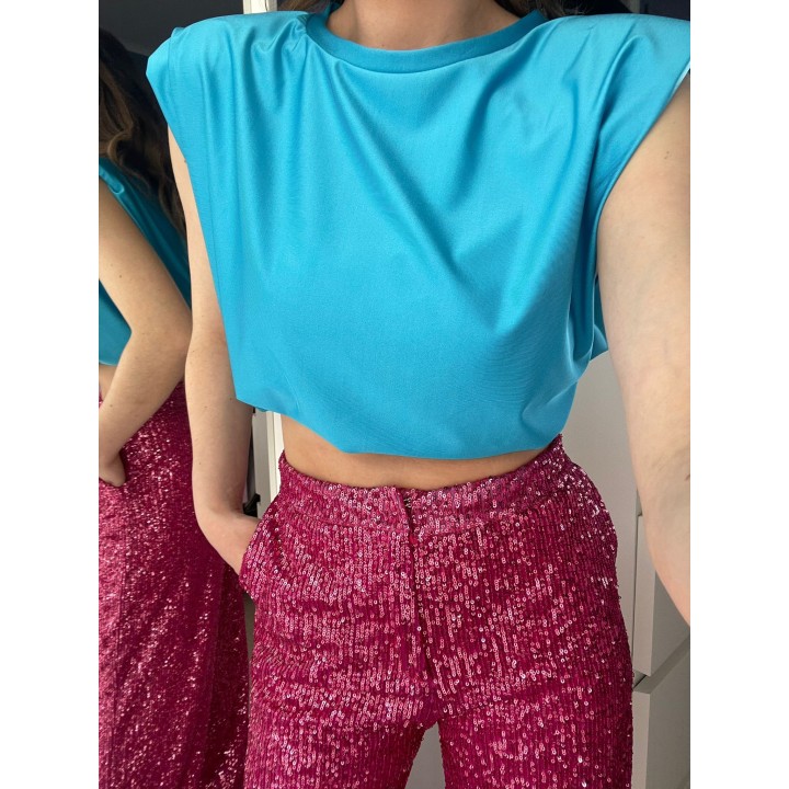 Light Blue Lycra Jersey