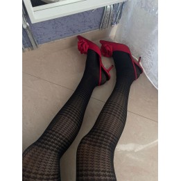Pied De Poule Tights