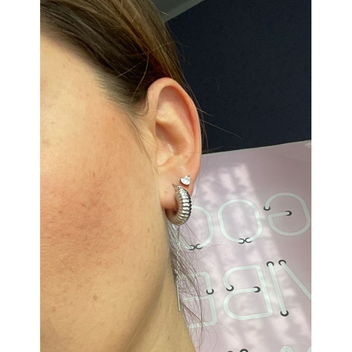 Shell Earrings - Silver