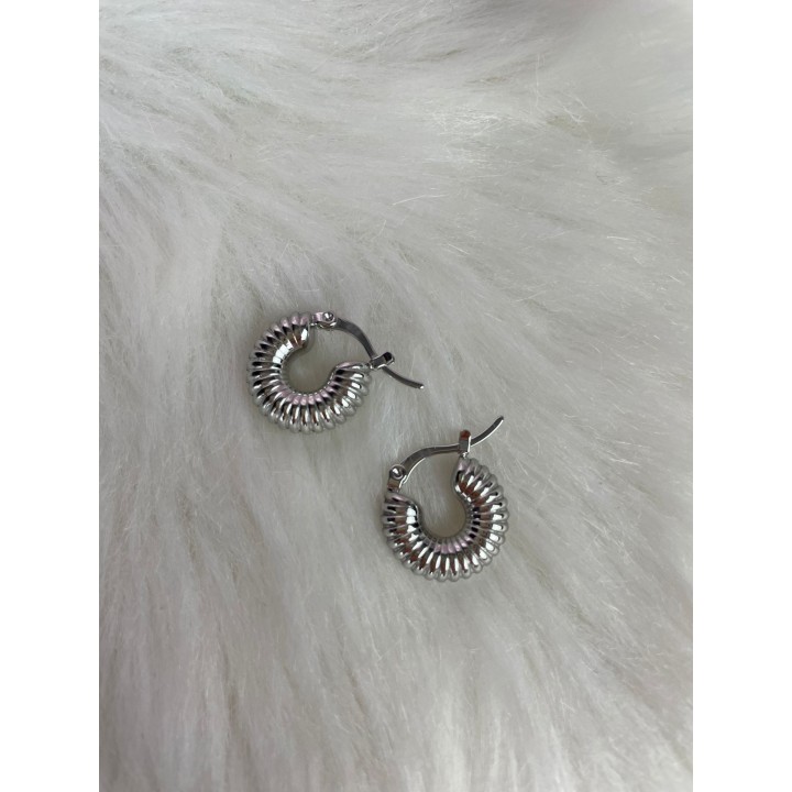Shell Earrings - Silver
