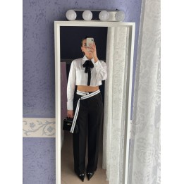 Pants With Band - Black