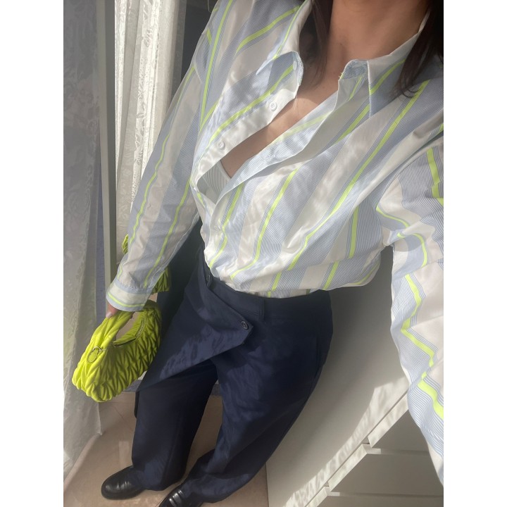 Blue Pareo Pants