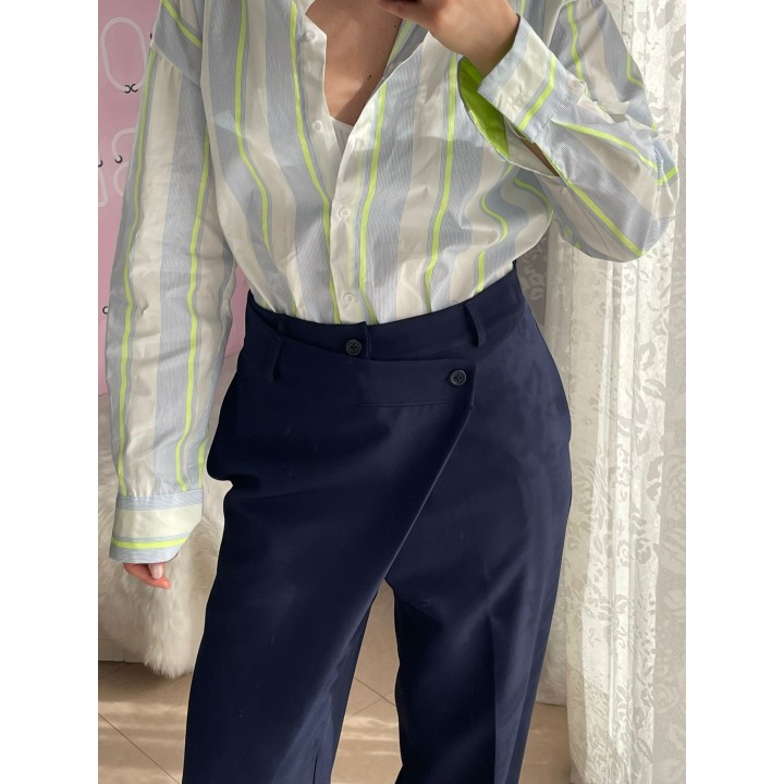 Blue Pareo Pants