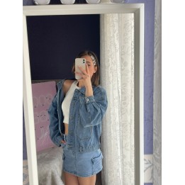 Giubbotto Denim Oversize