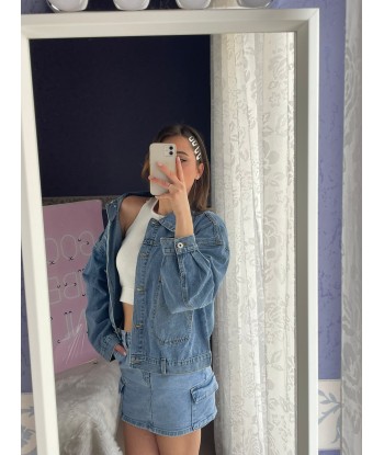 Giubbotto Denim Oversize