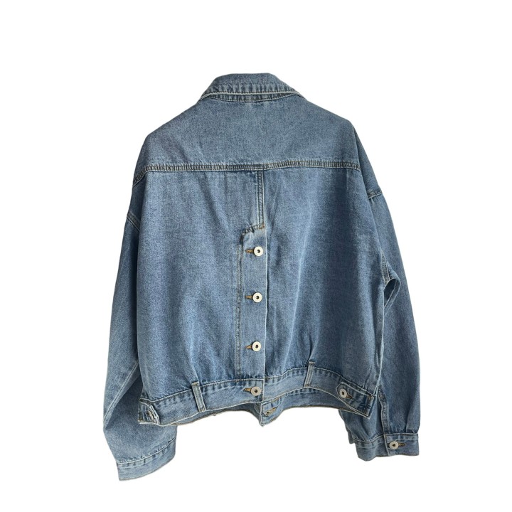Giubbotto Denim Oversize