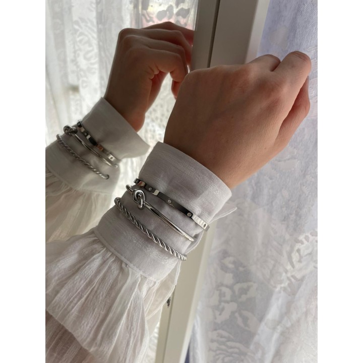 Legacy Bangle - Silver