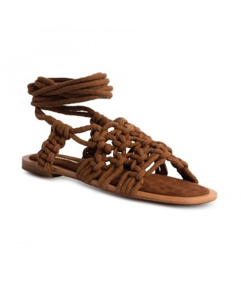 Marrakech Rope Sandals - Brown