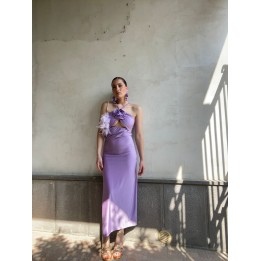 Cut Out Sheath Dress Lilac | Portobello Road Shop