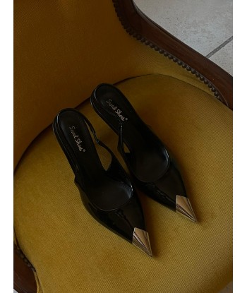 Slingback Vernice Punta...