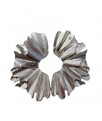 Textured Earrings - Silver