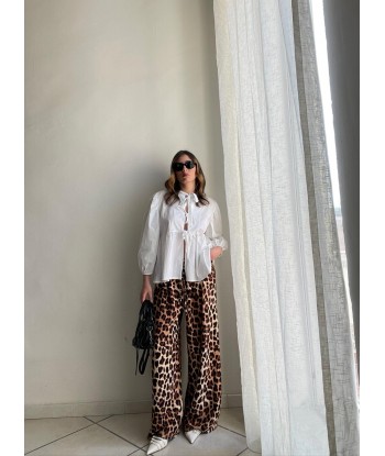 Viscose Animal Print Trousers