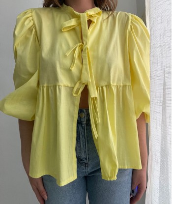 Doll Poplin Shirt - Yellow