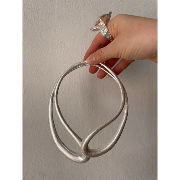 Rigid Chocker Necklace - Silver | Portobello Road Shop