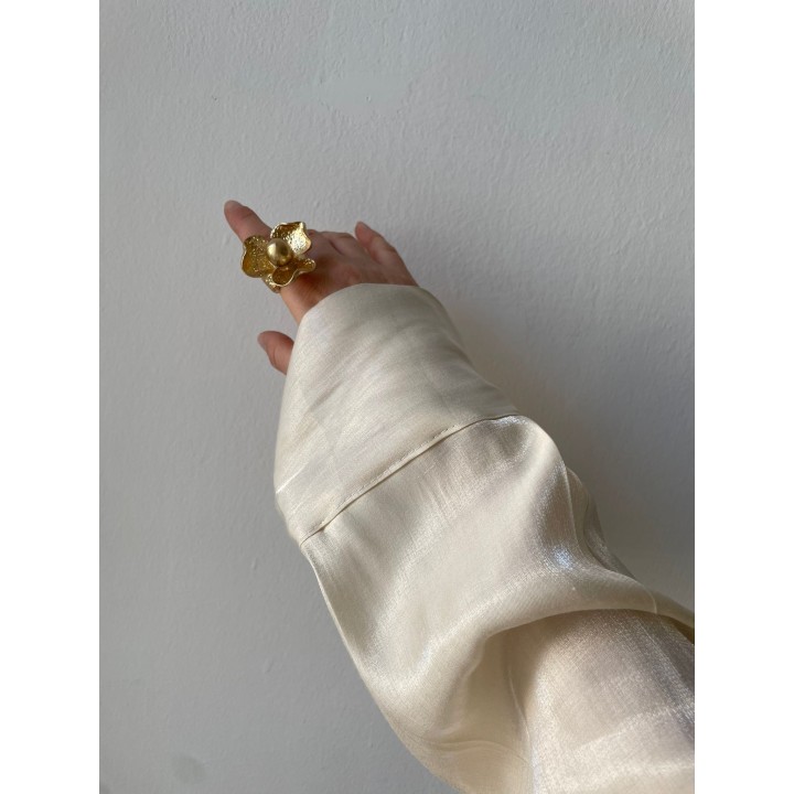 Raw Flower Ring - Gold | Portobello Road Shop