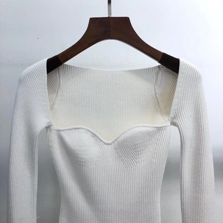 Maglia Bardot Strutturata - Bianco | Portobello Road Shop