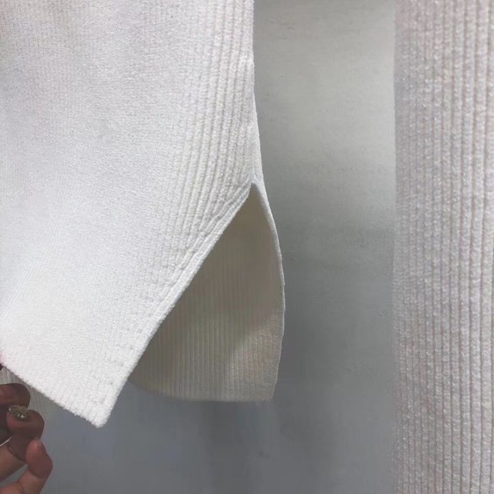 Structured Bardot Sweater - White | Portobello Road Shop