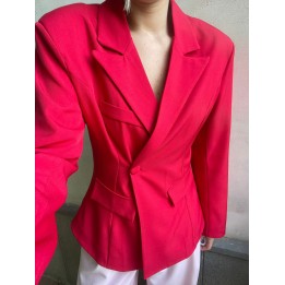 Giacca Crush Avvitata - Rossa| Portobello Road Shop