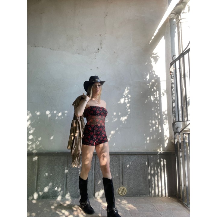 Tulle Roses Jumpsuit | Portobello Road Shop