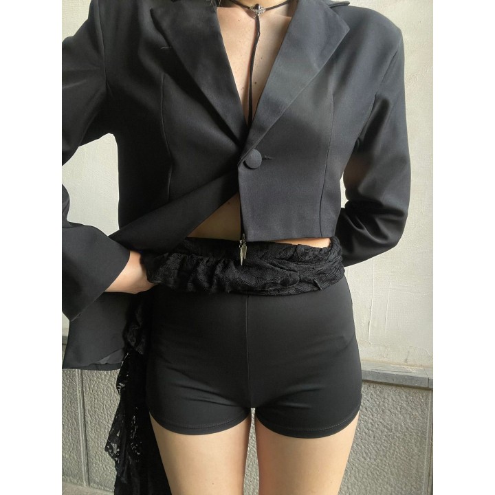 Black Culotte Shorts | Portobello Road Shop