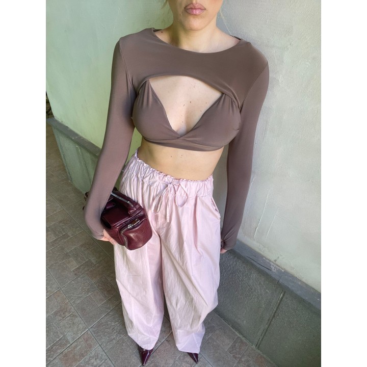 Set Bra + Coprispalle Marrone| Portobello Road Shop