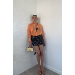 Terracotta Garden Sequin Skort| Portobello Road Shop