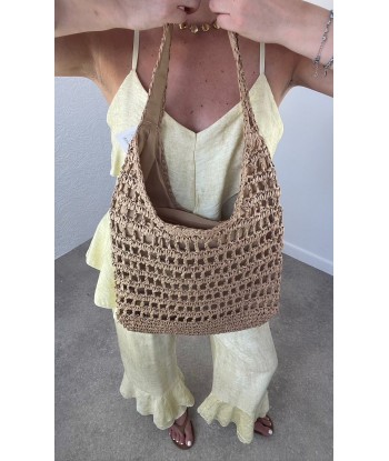 Raffia Square Bag