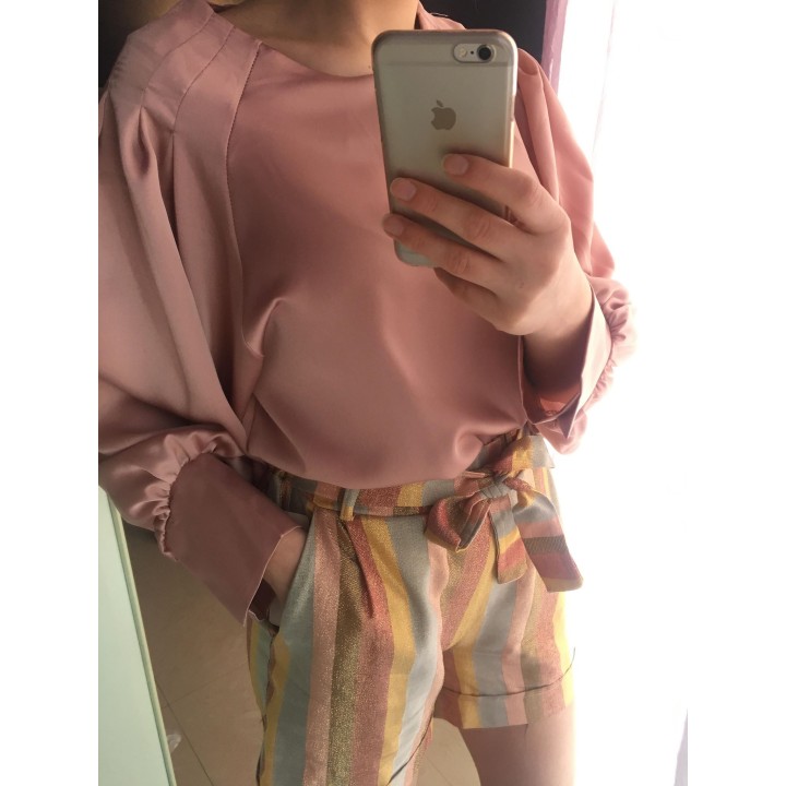 Blusa Maniche Bubble